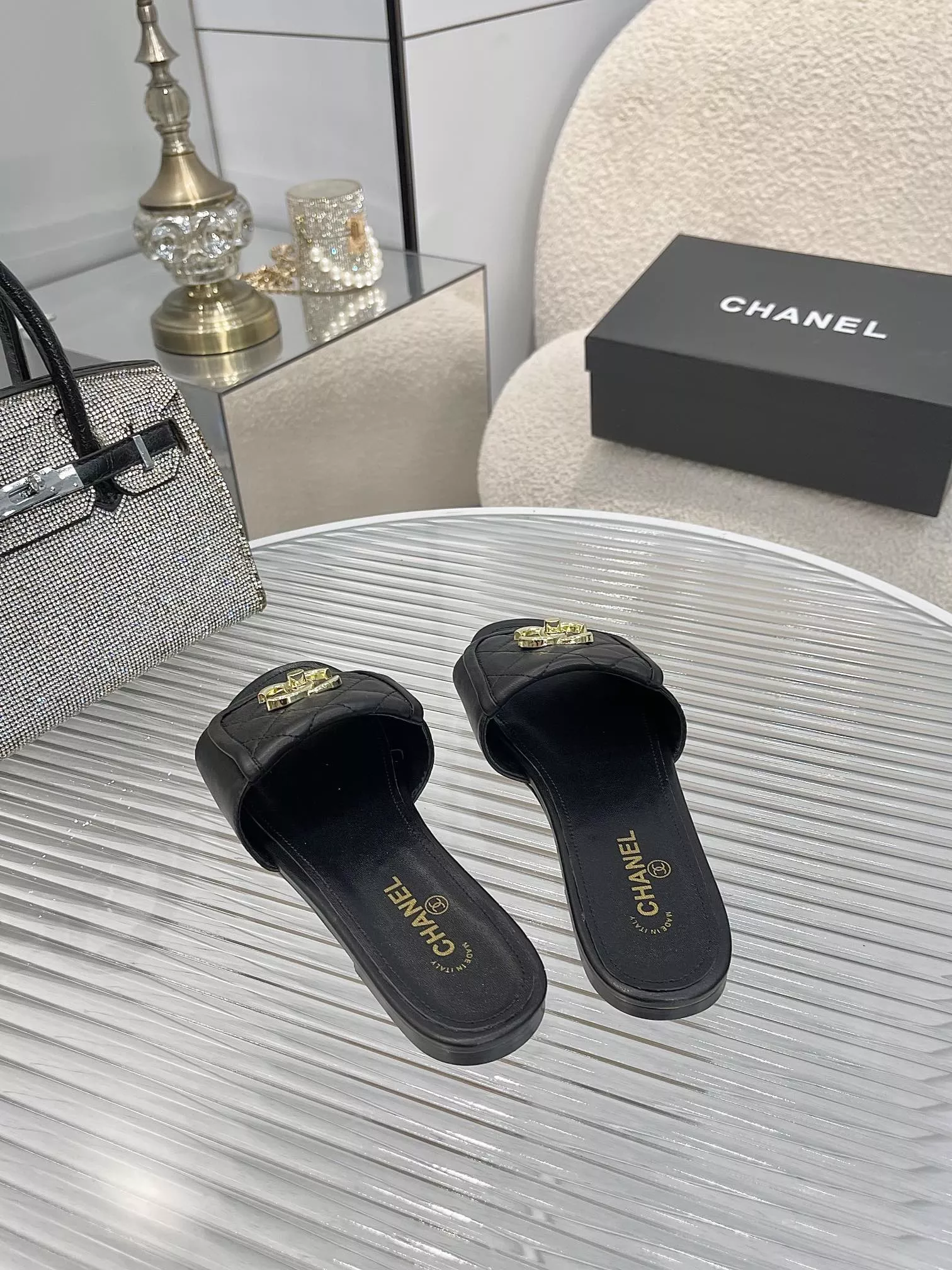 chanel chaussons pour femme s_12b5b152